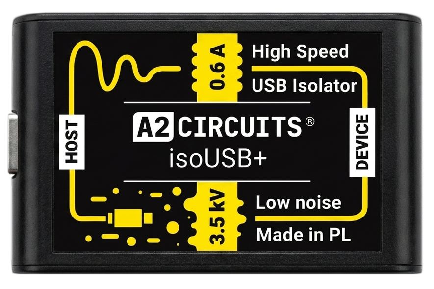 High Speed USB Isolator A2circuits isoUSB+ v2